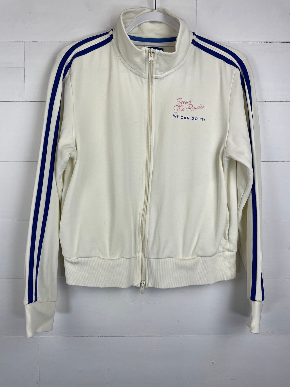 Official Boeing Store Rosie The Riveter "We Can Do It" Women's Track Jacket Sz S
